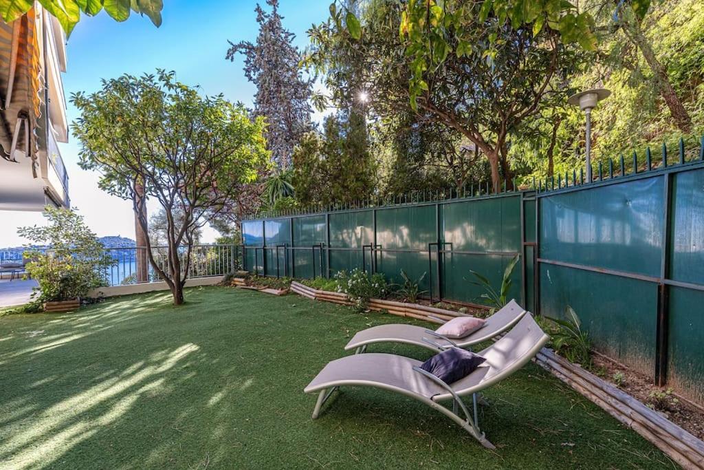 Villefranche Sur Mer:Appartement-Villa, Vue Mer, Jardin, Parking. Exterior foto