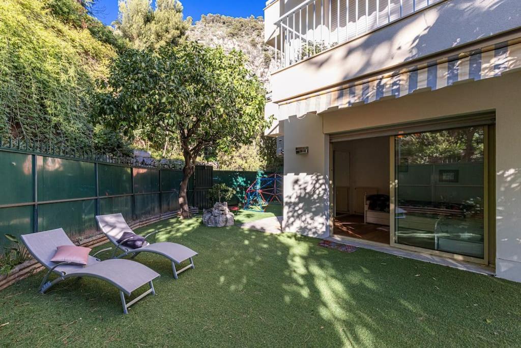 Villefranche Sur Mer:Appartement-Villa, Vue Mer, Jardin, Parking. Exterior foto